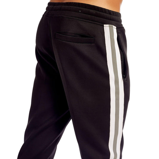 Reflective Track Pants - Black - Rebel Minds