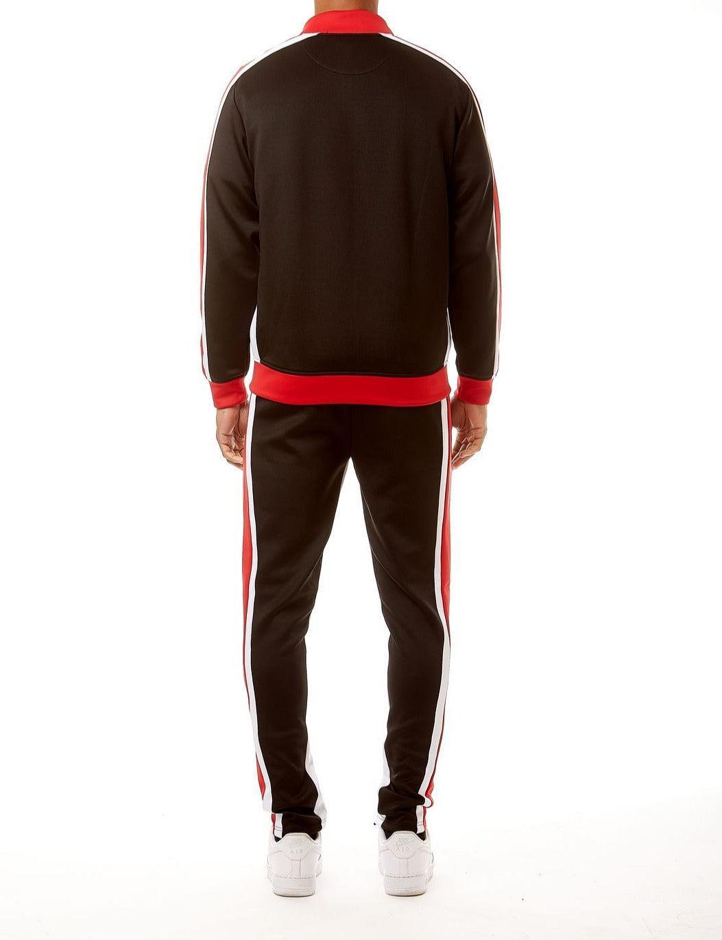 Shane Tracksuit - Black & Red - Rebel Minds