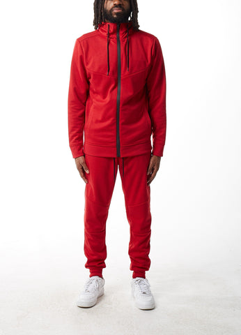 Tech Fleece Set Red Rebel Minds