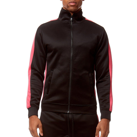 Track Jacket - Black/Hot Pink - Rebel Minds