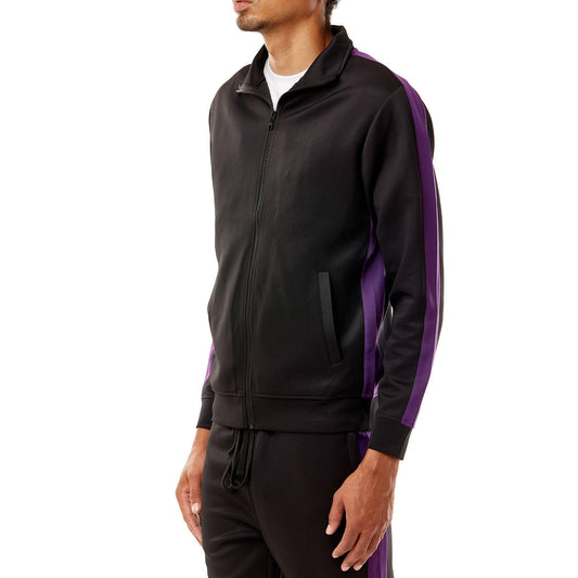 Track Jacket - Black/Purple - Rebel Minds