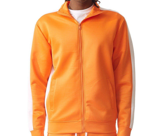 Track Jacket - Orange/White - Rebel Minds