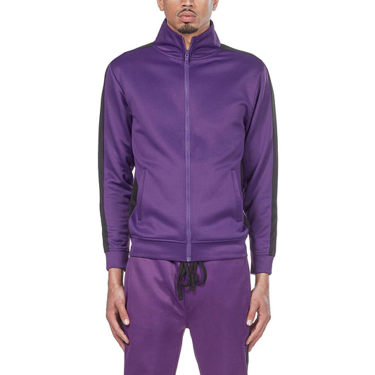 Track Jacket - Purple/Black - Rebel Minds