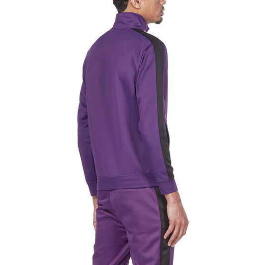 Track Jacket - Purple/Black - Rebel Minds