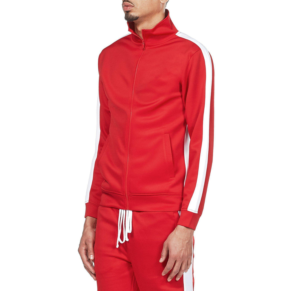 501 Track Jacket - Red/White – Rebel Minds