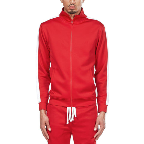 Track Jacket - Red/White - Rebel Minds