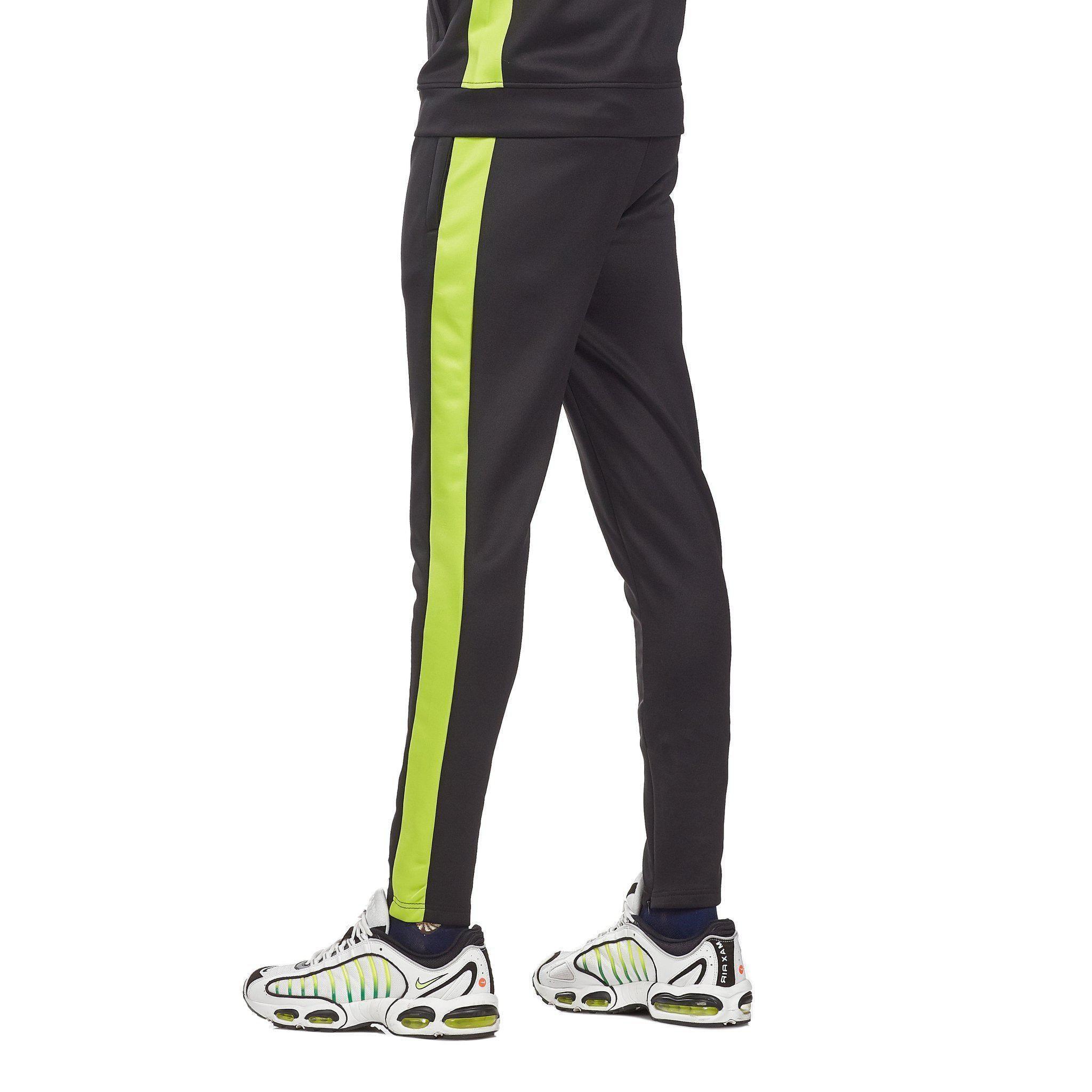 Track Pants - Black & Lime - Rebel Minds