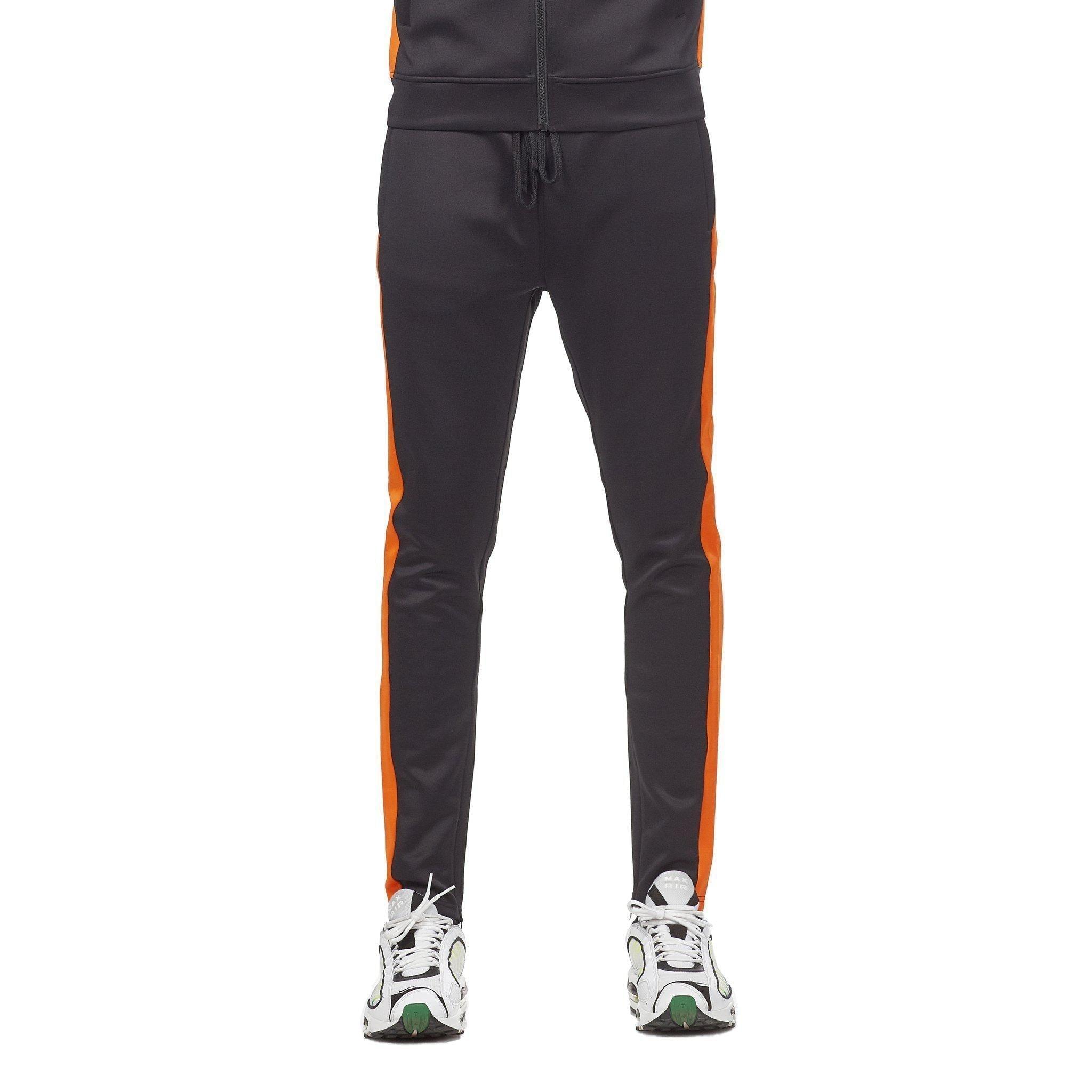 Track Pants - Black & Orange - Rebel Minds