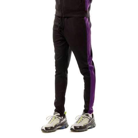 Track Pants - Black & Purple - Rebel Minds