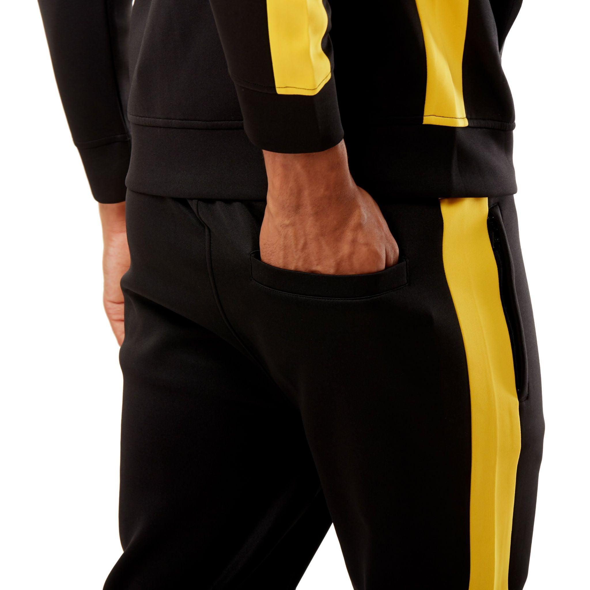 Track Pants - Black & Yellow - Rebel Minds