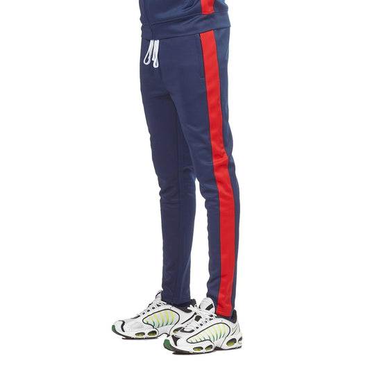 Track Pants - Navy & Red - Rebel Minds