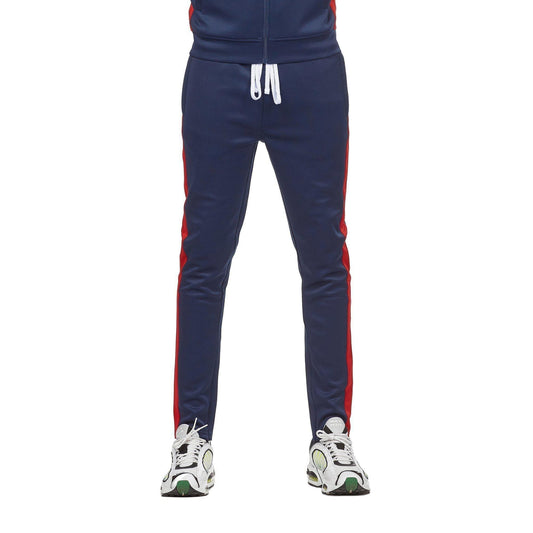 Track Pants - Navy & Red - Rebel Minds