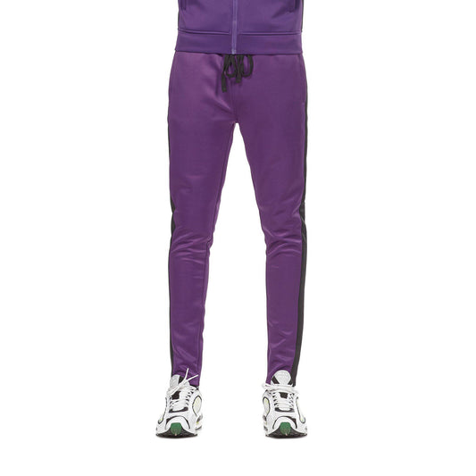 Track Pants - Purple & Black - Rebel Minds