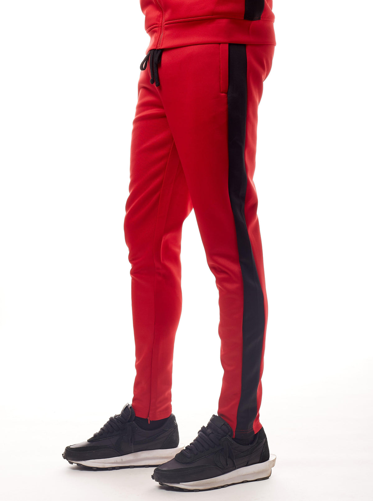 Track Pants - Red & Black - Rebel Minds