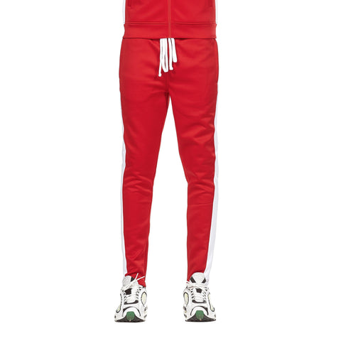 Track Pants - Red & White - Rebel Minds