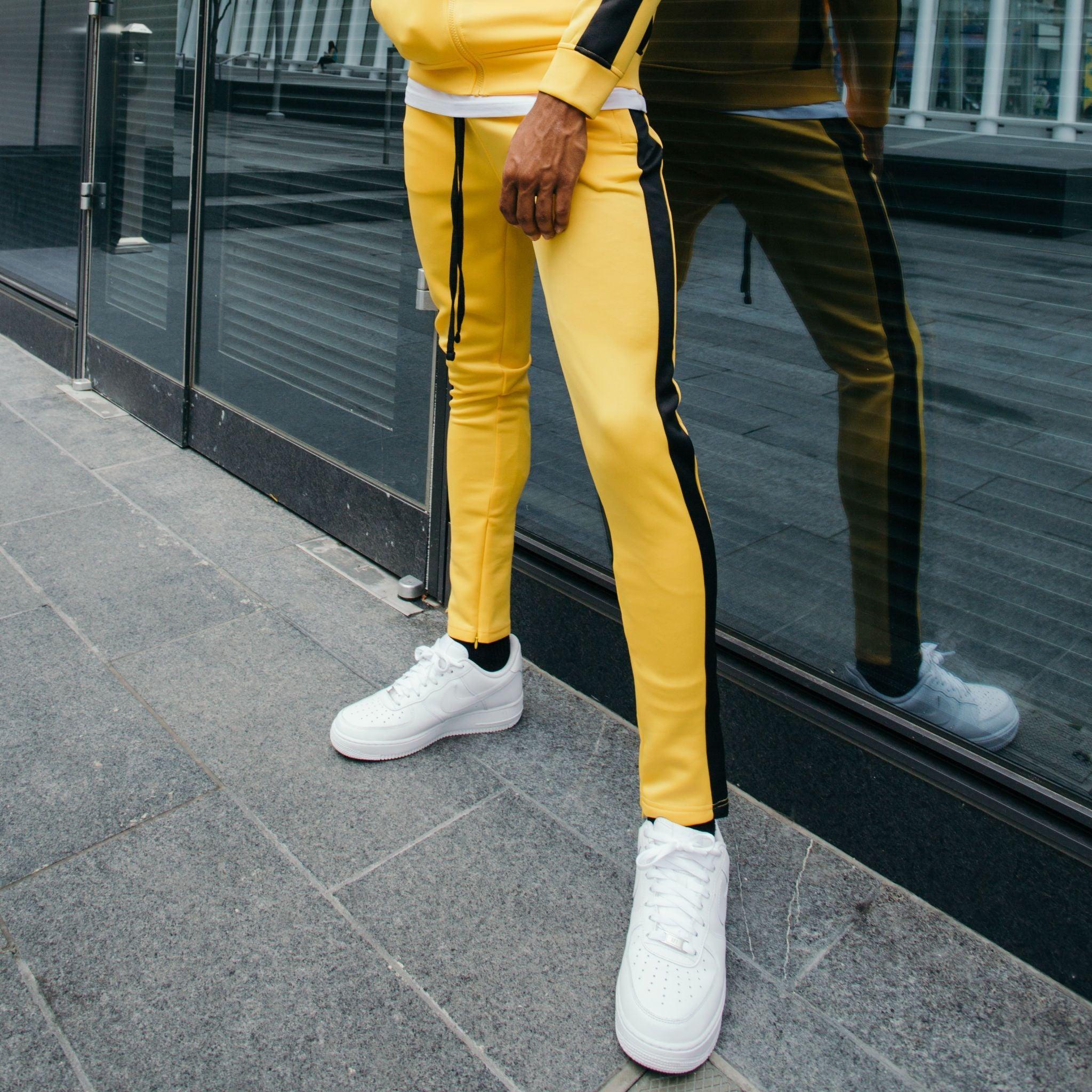 Track Pants - Yellow & Black - Rebel Minds