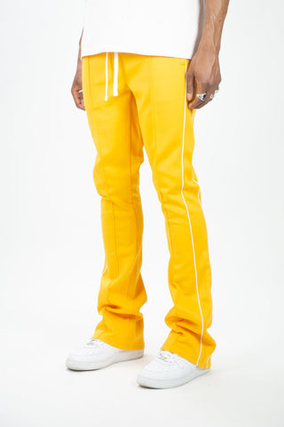 Track Stacked Pants - Gold - Rebel Minds