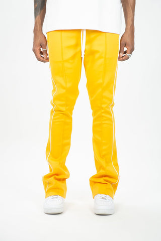 Track Stacked Pants - Gold - Rebel Minds