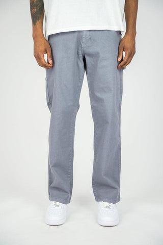 Twill Carpenter Pants - Grey - Rebel Minds