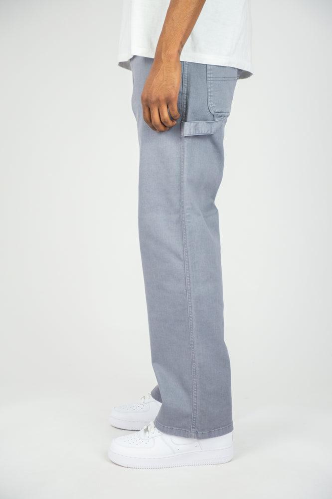 Twill Carpenter Pants - Grey - Rebel Minds