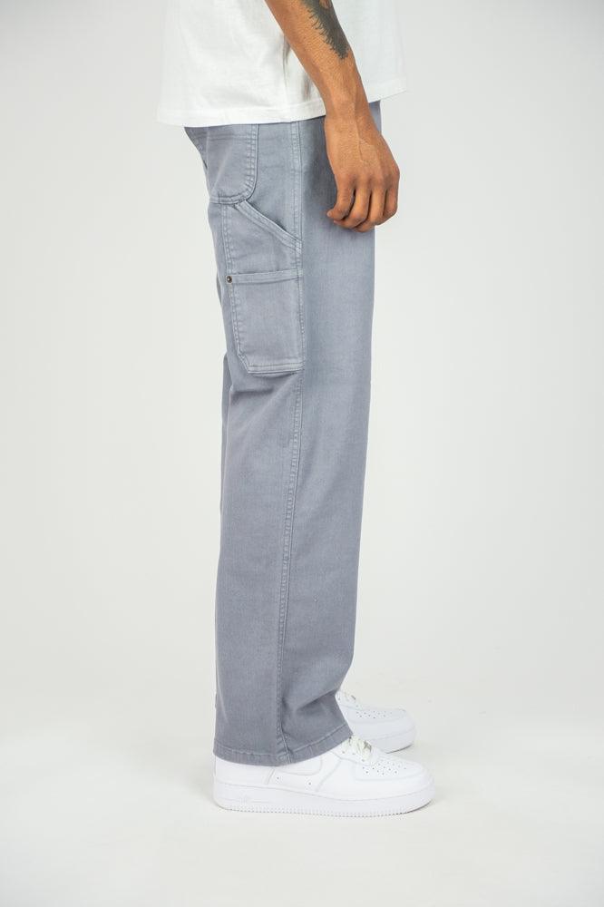 Twill Carpenter Pants - Grey - Rebel Minds