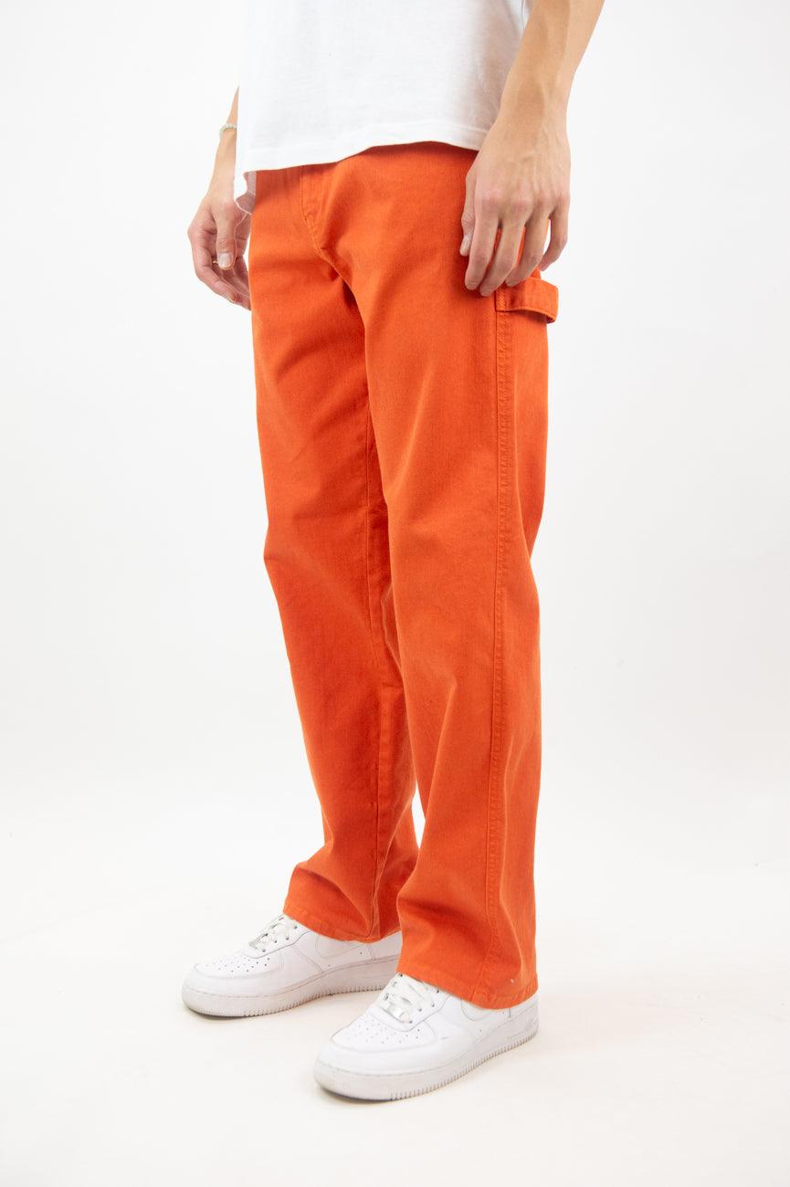 Twill Carpenter Pants - Orange - Rebel Minds