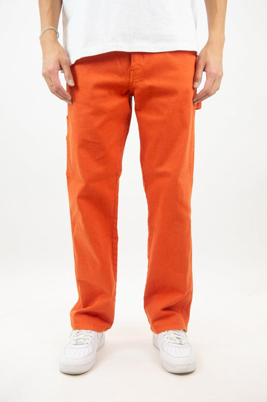 Twill Carpenter Pants - Orange - Rebel Minds