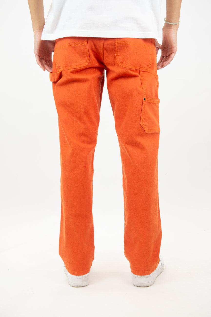 Twill Carpenter Pants - Orange - Rebel Minds