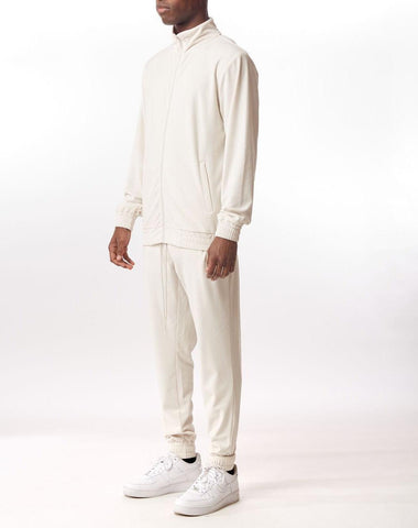 Velour Tracksuit - Platinum - Rebel Minds