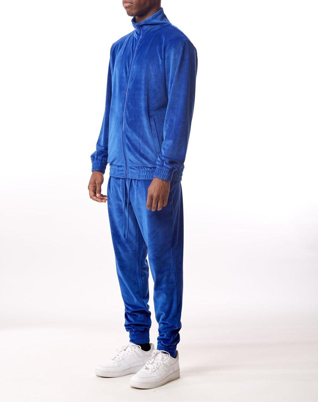 Velour Tracksuit - Royal - Rebel Minds