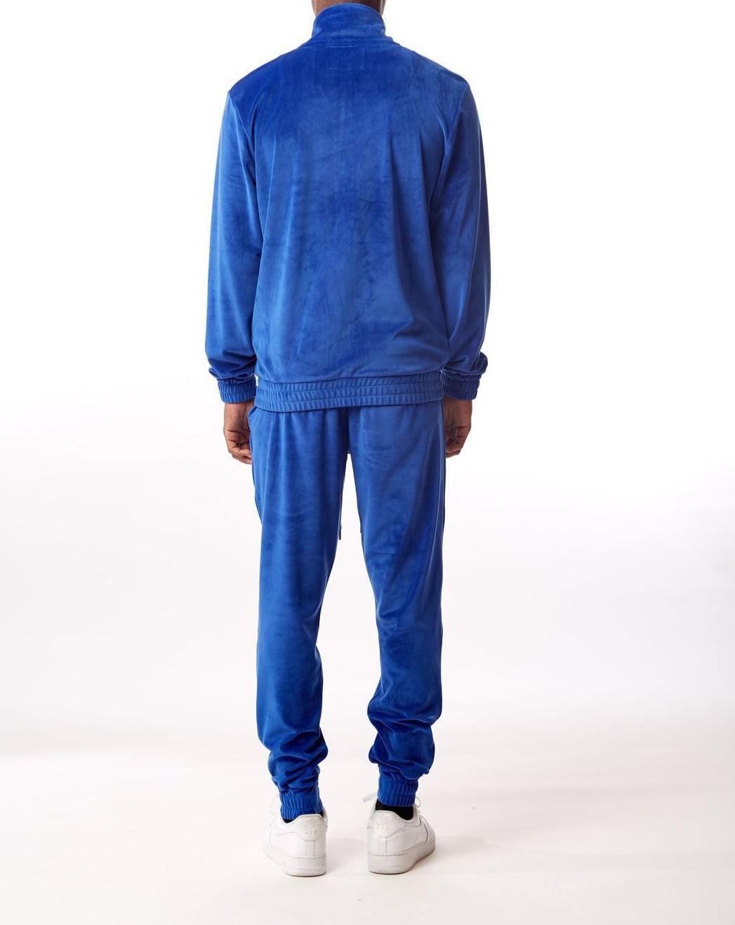 Velour Tracksuit - Royal - Rebel Minds